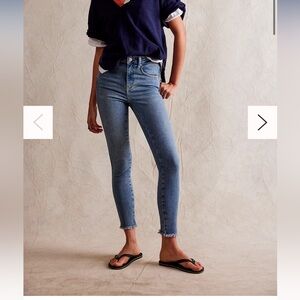 FREE PEOPLE. We The Free Raw High-Rise Jegging